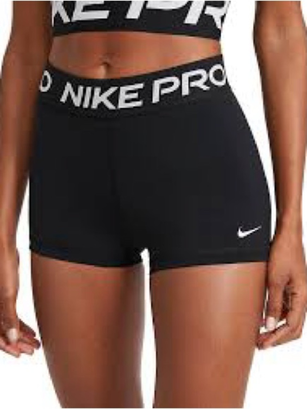 Nike Pro Women’s Dri-Fit Compression Spandex Shorts Black - Size XL